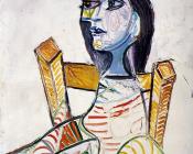 巴勃罗毕加索 - 坐着的女人